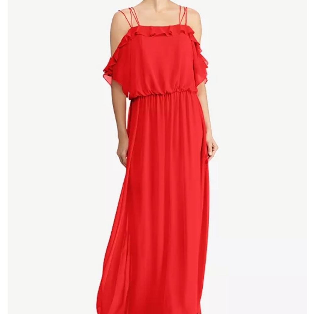 Lauren Ralph Lauren Chiffon Gown Sz 10